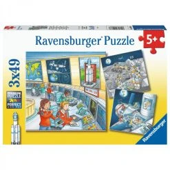 Ravensburger Puzzle 3x49 Piece Tom & Mia Go On A Space Mission