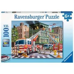 Ravensburger Puzzle 100 Piece Fire Truck Rescue