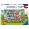 Ravensburger Puzzle 2x12 Piece Lets Go Shopping