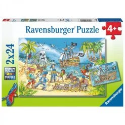 Ravensburger Puzzle 2x24 Piece Adventure Island